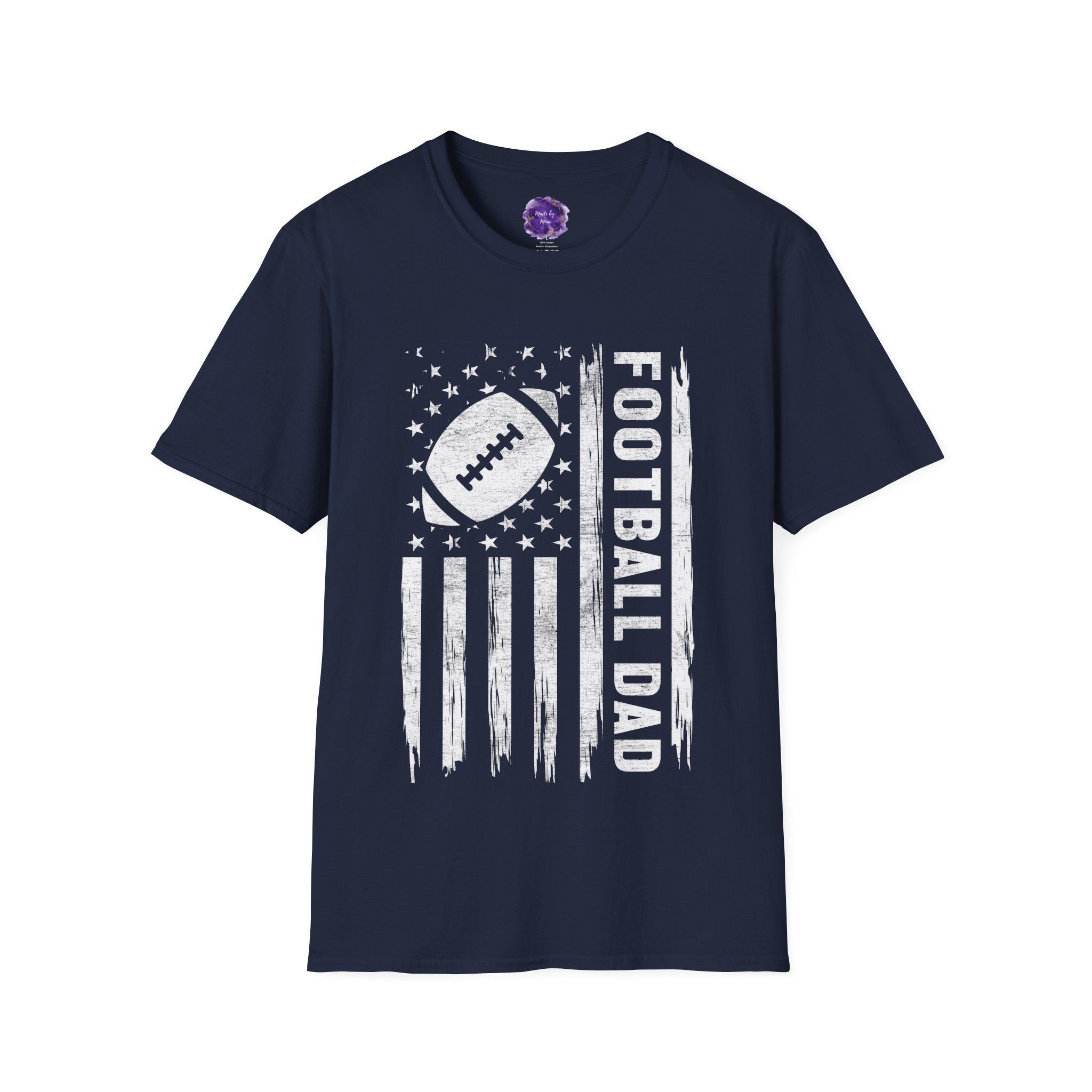 Football Dad T-Shirt, Unisex Tee, Sporty Apparel for Game Day, Perfect for Football Dads, Great Gift Idea