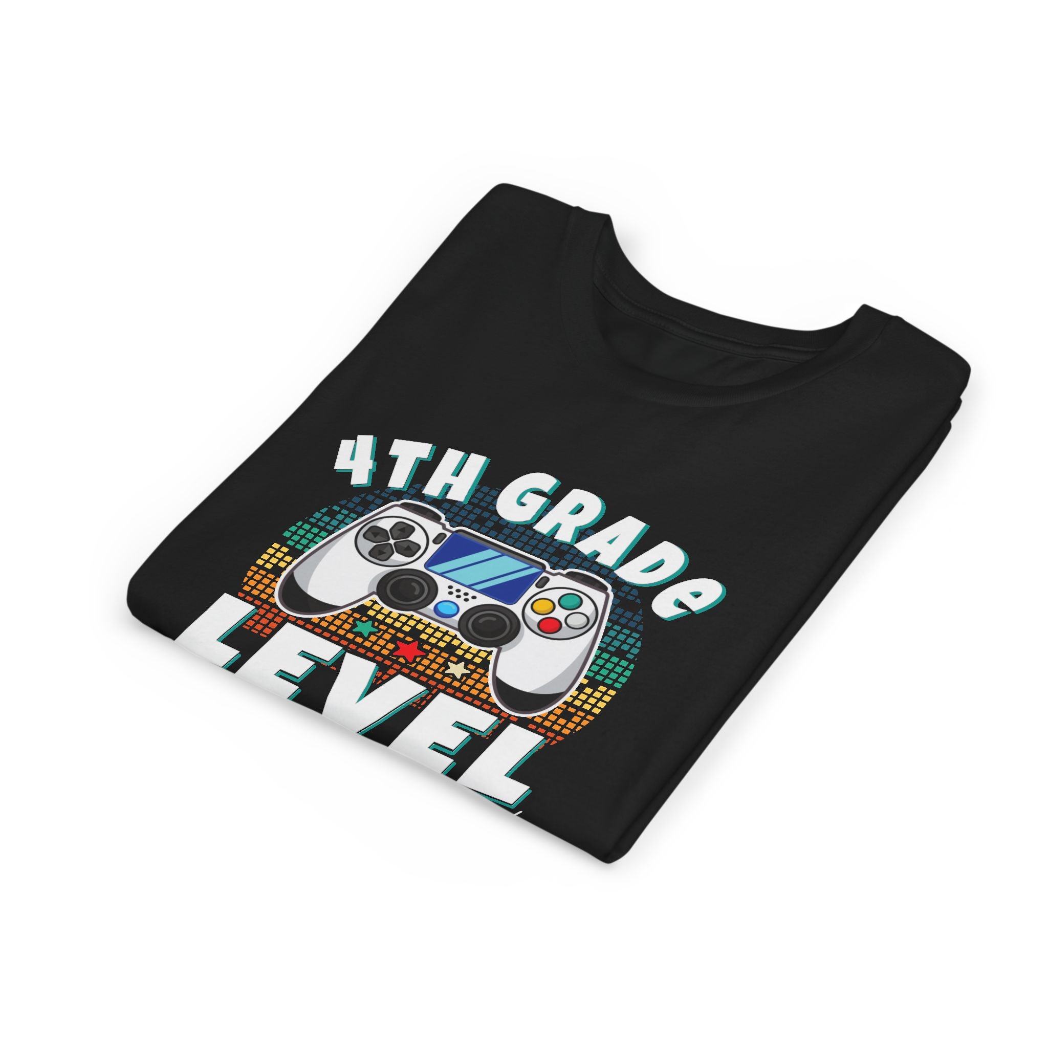 4th GRADE LEVEL UNLOCKED Youth Tee - Fun T-Shirt, Gaming Shirt, Kids Birthday Gift, Back to School, Video Game Lover