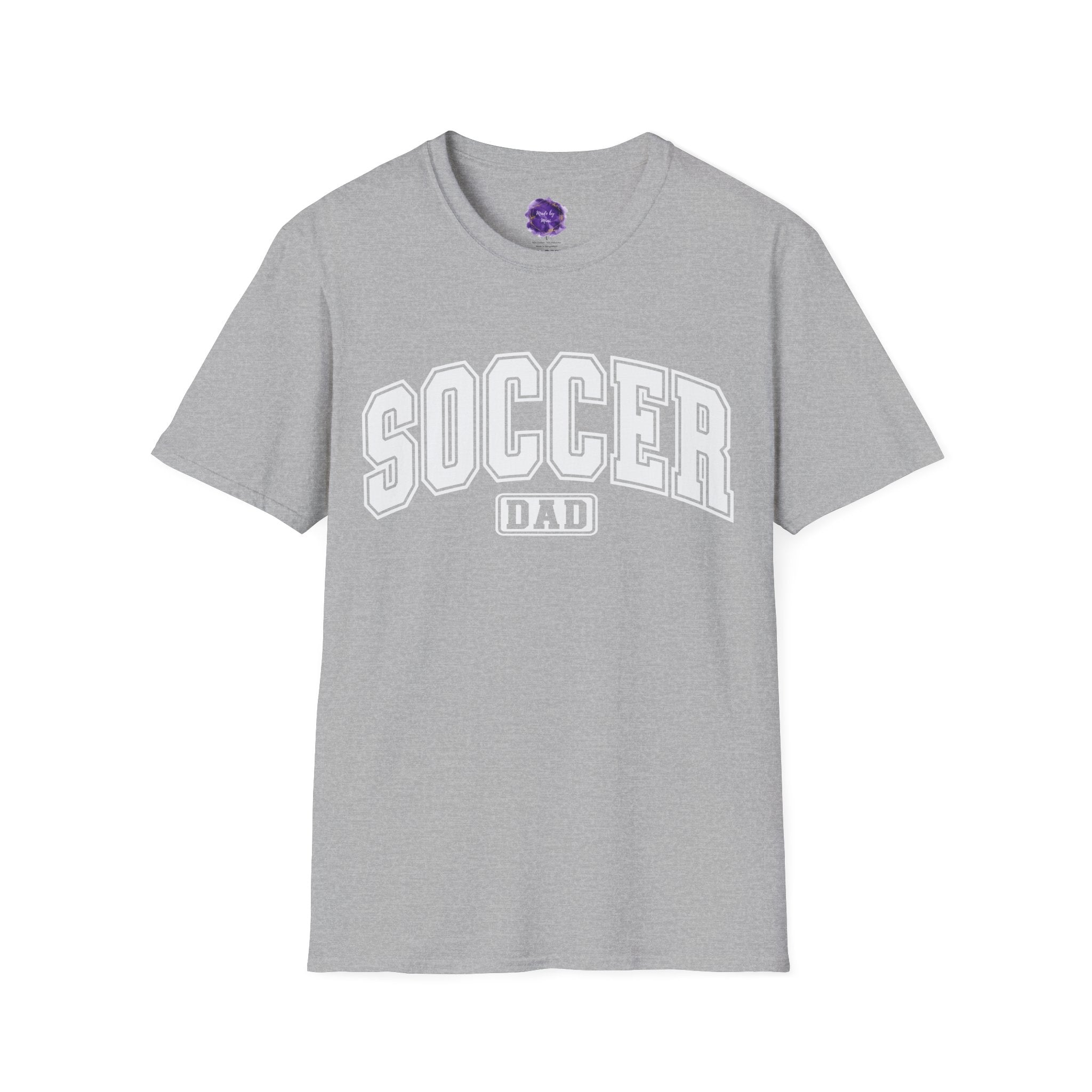 Soccer Dad T-Shirt, Sporty Graphic Tee, Perfect for Team Spirit, Gift for Dad, Casual Wear,