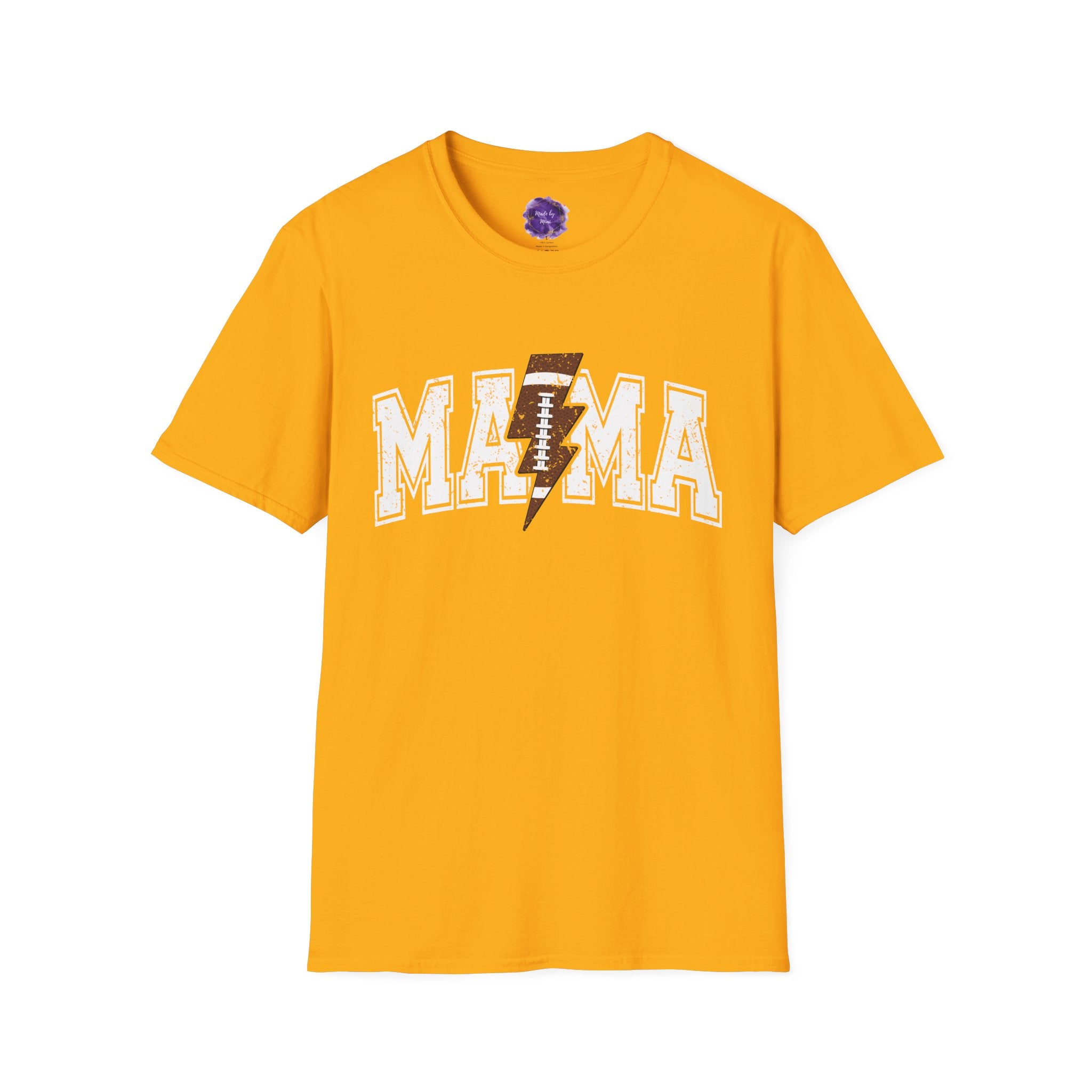 MAMA- FOOTBALL TEE,  Mom T-Shirt, Unisex Tee, Sporty Apparel for Game Day, Perfect for Football Moms, Great Gift Idea
