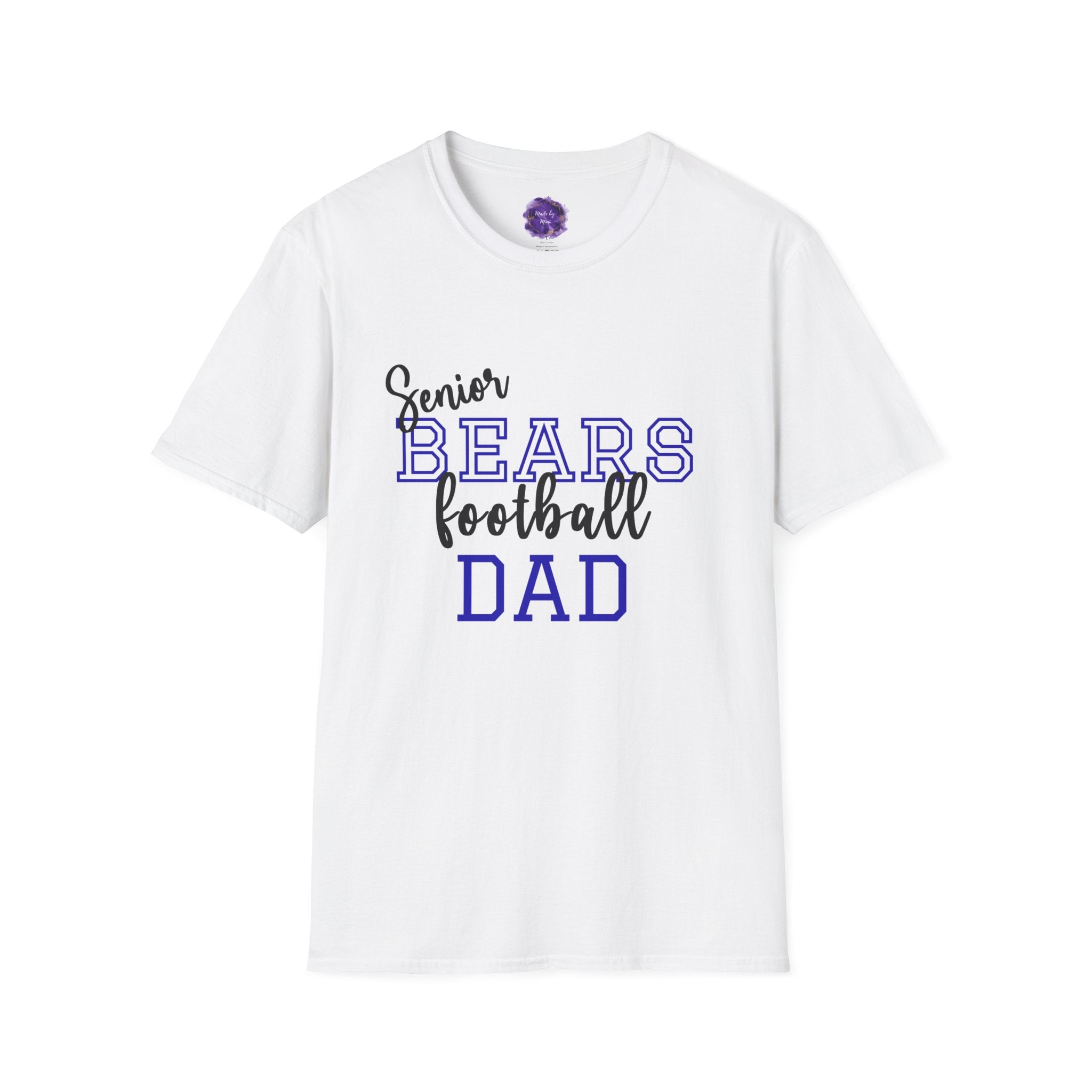 Senior Football Dad T-shirt, Unisex Tee, Sporty Apparel for Game Day, Perfect for Football Dads, Great Gift Idea
