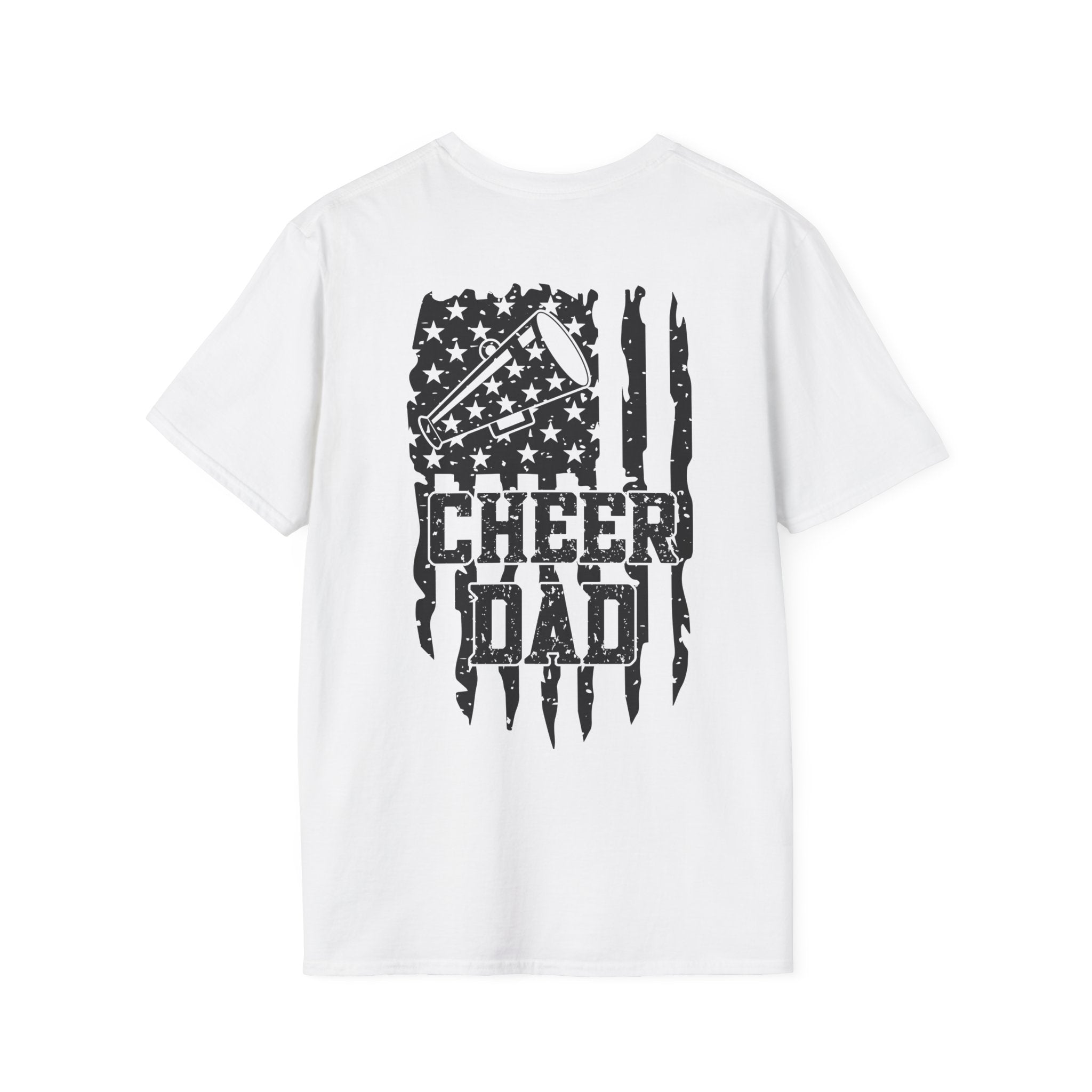 CHEER DAD T-shirt, Unisex Tee, Sporty Apparel for Game Day, Perfect for Cheer Dads, Great Gift Idea