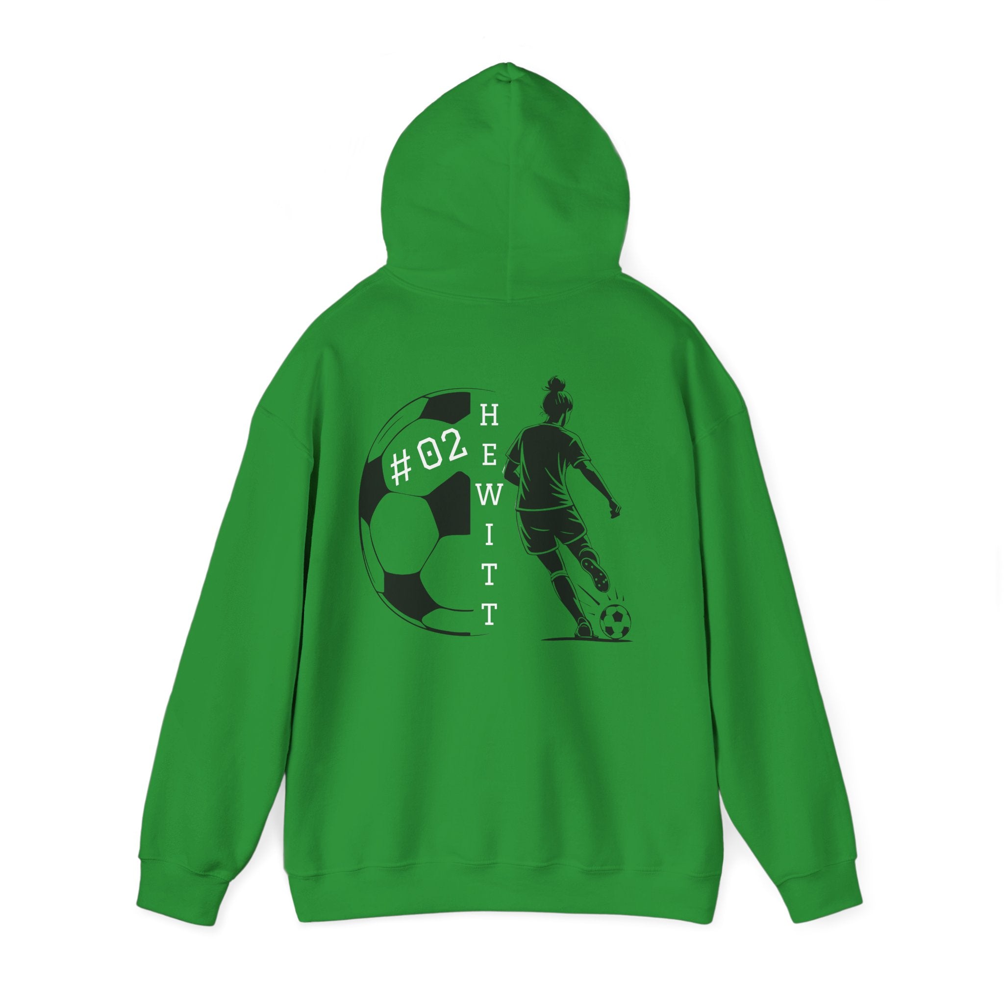 Personalized Soccer Hooded Sweatshirt | Sports Hoodie for Fans, Gift for Athletes, Casual Wear, Team Spirit Apparel