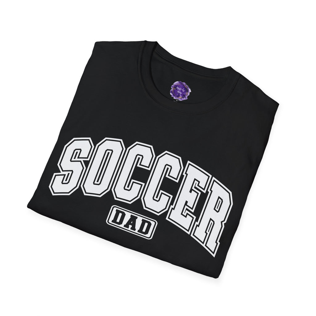 Soccer Dad T-Shirt, Sporty Graphic Tee, Perfect for Team Spirit, Gift for Dad, Casual Wear,