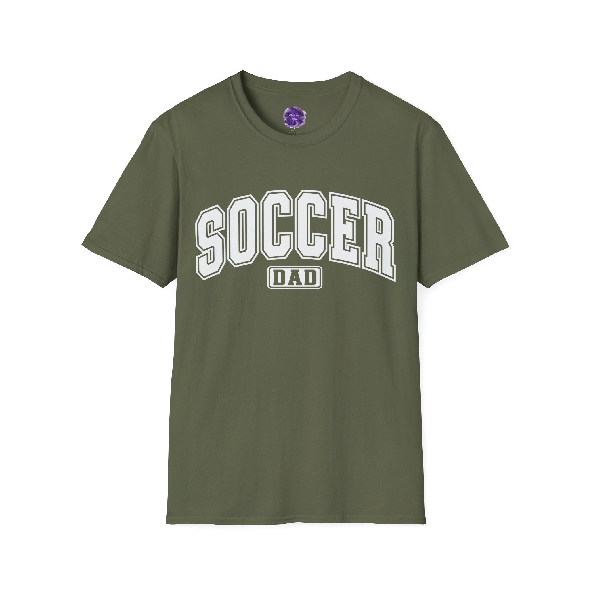 Soccer Dad T-Shirt, Sporty Graphic Tee, Perfect for Team Spirit, Gift for Dad, Casual Wear,