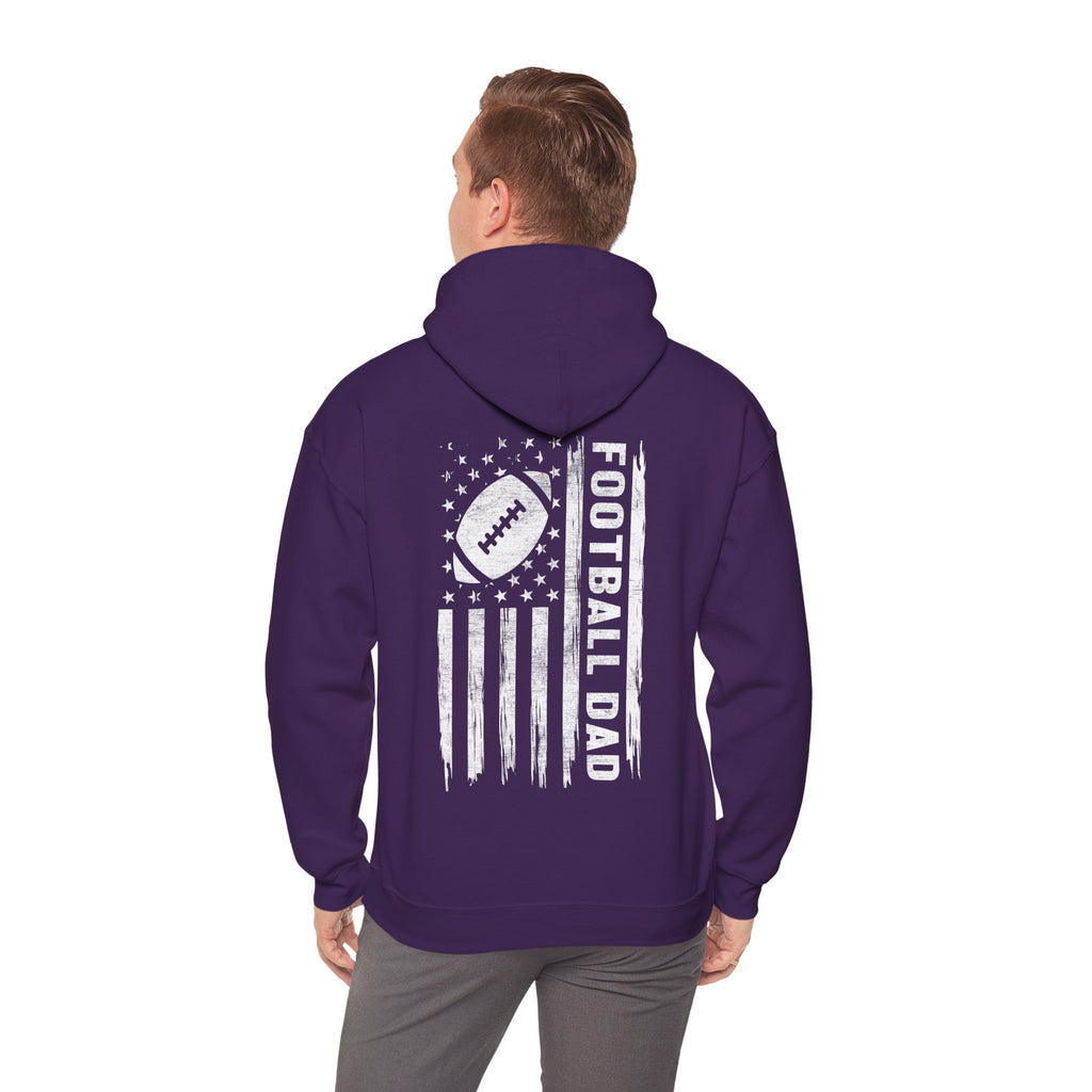 Football Dad Hoodie | Unisex Heavy Blend™ Sweatshirt | Unique Gift for Dad, Sports Apparel, Team Spirit Wear