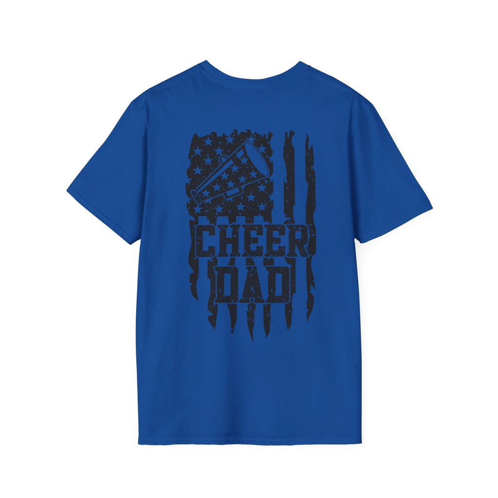 CHEER DAD T-shirt, Unisex Tee, Sporty Apparel for Game Day, Perfect for Cheer Dads, Great Gift Idea