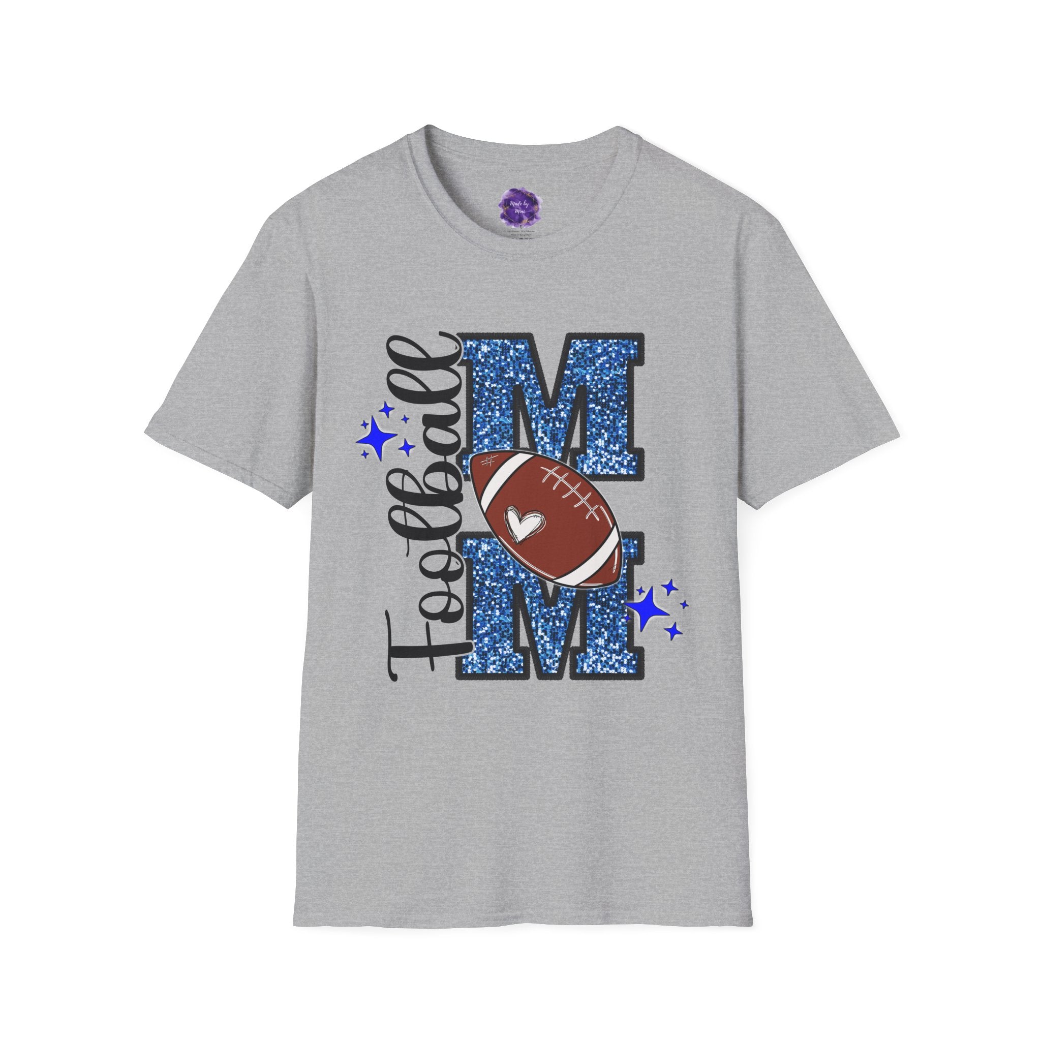Football Mom T-Shirt, Unisex Tee, Sporty Apparel for Game Day, Perfect for Football Moms, Great Gift Idea