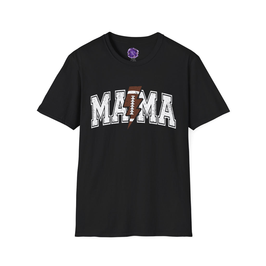 MAMA- FOOTBALL TEE,  Mom T-Shirt, Unisex Tee, Sporty Apparel for Game Day, Perfect for Football Moms, Great Gift Idea