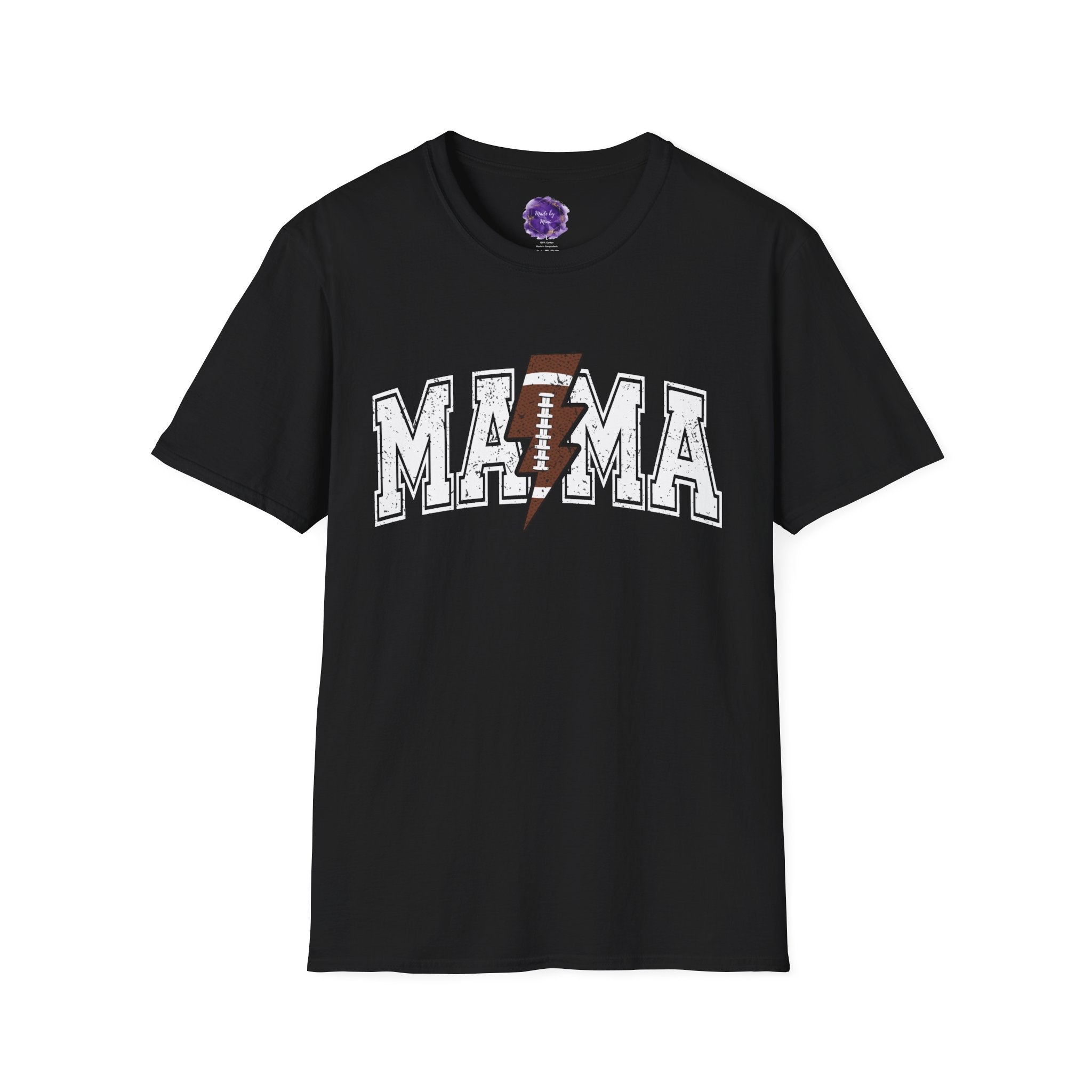 MAMA- FOOTBALL TEE,  Mom T-Shirt, Unisex Tee, Sporty Apparel for Game Day, Perfect for Football Moms, Great Gift Idea