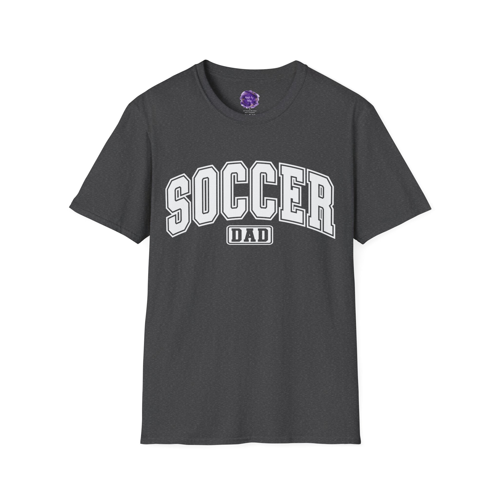 Soccer Dad T-Shirt, Sporty Graphic Tee, Perfect for Team Spirit, Gift for Dad, Casual Wear,